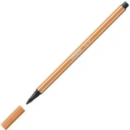 Filzstift Stabilo 68/89 Pen 68 Schreibfarbe: dunkelocker, Pack 10 Stk