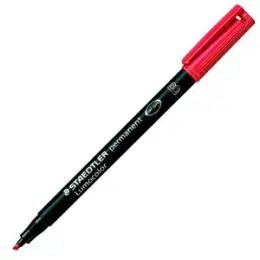 Universalstift Staedtler 314-2 Lumocolor permanent B Schreibfarbe: rot, Pack 10 Stk