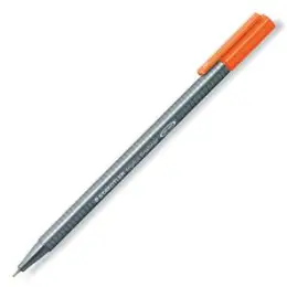 Fineliner Staedtler 334-4 triplus Schreibfarbe: orange, Pack 10 Stk