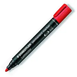 Permanentmarker Staedtler 352-2 Lumocolor 2mm, Rundspitze, rot