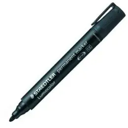 Permanentmarker Staedtler 352-9 Lumocolor 2mm, Rundspitze, schwarz