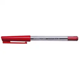 Kugelschreiber Staedtler 430M-2 430 M-2 stick 430 M M, mit Kappe, rot, Pack 10 Stk