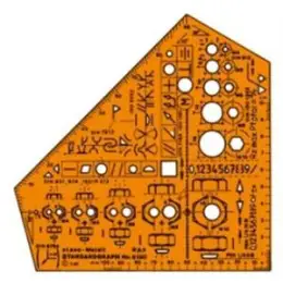 Schulwinkel Standardgraph 8190 stano-Metall
