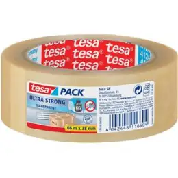 Packband Tesa 57174-00000-02 tesapack ultra strong 38 mm x 66 m, Kunststoff (PVC), transparent