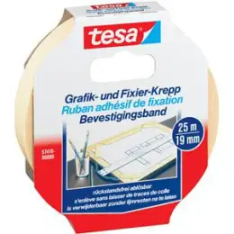 Grafik- und Fixierkrepp Tesa 57416-00000-02 19mm x 25m Abdeckband