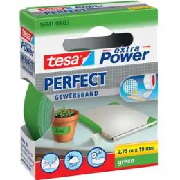 Gewebeband Tesa 56341-00032-03 extra Power Perfekt 19 mm x 2,75 m, grün