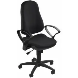 Bürodrehstuhl Topstar 8550SG20 Support SY schwarz mit Rollen für Teppichboden