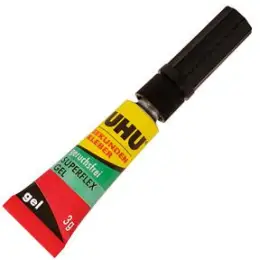 Sekunden Alleskleber UHU 45565 Superflex Gel Gel, geruchsfrei, Tube 3g