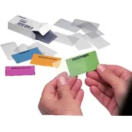 Einsteckkarten-Schutzhülle Ultradex 1497 transparent 70 mm, Pack 50 Stk