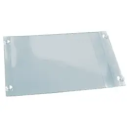 Infotasche Veloflex 3504000 Infopocket DBGM A4, Hart-Folie (PVC), mit 4 Saugnäpfen, glasklar, Pack 5 Stk