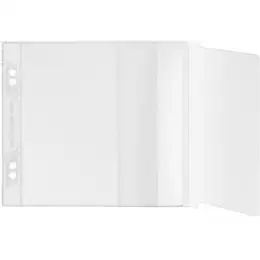 CD / DVD-Hülle zum Abheften Veloflex 4366100 für 1 CD/DVD, Kunststoff (PP), transparent