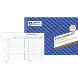 Buchungsbeleg Avery Zweckform 308 A5-quer 50 Blatt