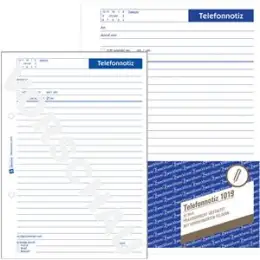 Telefonnotiz Avery Zweckform 1019 A5, 50 Blatt, mit vordefinierten Feldern
