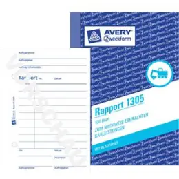 Rapport Avery Zweckform 1305 A6, 100 Blatt