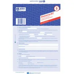 Arbeitsvertrag Avery Zweckform 2877 gewerbliche Arbeitnehmer A4/ 2-fach selbstdurchschreibend