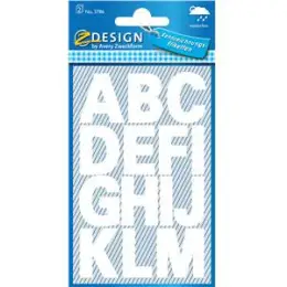 Selbstklebende Buchstaben Avery Zweckform 3786 23mm weiß wetterfest, Pack 10 x 2 Stk