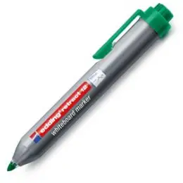 Whiteboardmarker Edding retract 12 4-12004 1,5-3mm, Rundspitze, Druckmechanik, grün