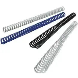 Plastikbinderücken GBC 388057E ibiClick für Clickbind System, Ø 12,0mm weiß inkl. Zipper, Pack 50 Stk