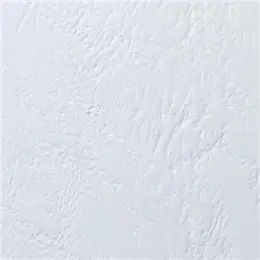 Kartondeckel GBC CE040070 LeatherGrain A4 250g, Lederoptik, weiß, Pack 100 Stk