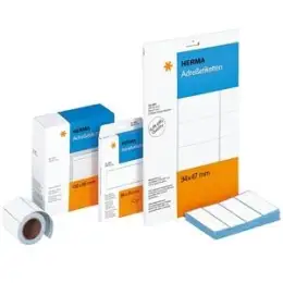 Adressetiketten Herma 4442 105 x 42 mm selbstklebend, weiß, Schreibmaschine Handbeschriftung, Pack 280 Stk/20 Blatt