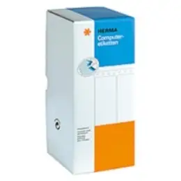 Computeretiketten Herma 8213 101,60 x 48,4 mm 1-bahnig, weiß, endlos, selbstklebend, Pack 6000 Stk