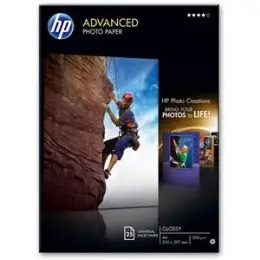 Papier HP Q5456A A4, 250g, Foto-Hochglanz, Advanced, Pack 25 Blatt