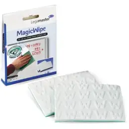 Whiteboard-Reinigungstuch Legamaster 7-121500 MagicWipe Mikrofaser, weiß, 2 MagicWipes und 1 Trockentuch
