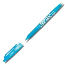 Tintenroller Pilot BL-FR7-LB 2260010 FriXion ball 0.7 0,4mm, Edelstahlspitze, Wechselmine, mit Kappe, hellblau
