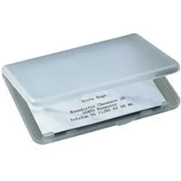 Visitenkartenetui Sigel VA140 transparent Kunststoff