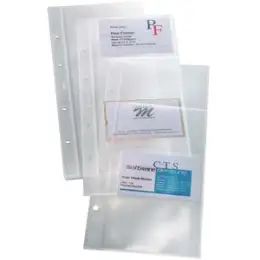 Visitenkartenhülle Sigel VZ350 90x58mm, Pack 10 Stk