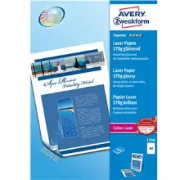 Fotopapier Avery Zweckform 1298 Superior Colour A4 170g glänzend, Pack 200 Blatt