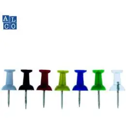 Pinnadeln Alco 660-26 farbig sortiert, Pack 20 Stk