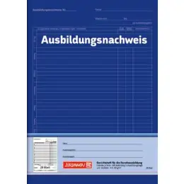 Ausbildungsnachweis Brunnen 10-4257001 104257001 A4, 1Seite/1Woche, 28 Blatt, Heftform