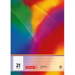 Schulheft Brunnen 10-4492102 104492102 A4 Lineatur 21, liniert, 16 Blatt