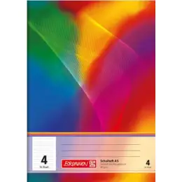 Schulheft Brunnen 10-4590402 104590402 A5 Lineatur 4 liniert, 16 Blatt