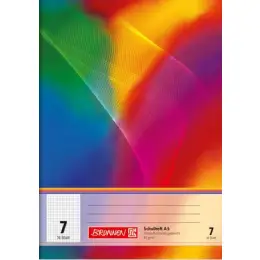 Schulheft Brunnen 10-4590702 104590702 A5 Lineatur 7 kariert/7mm, 16 Blatt
