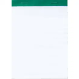 Notizblock Brunnen 10-55330 1055330 A6, 50 Blatt, blanko, weiß, holzfrei, perforiert