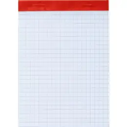 Notizblock Brunnen 10-55332 1055332 A6, 50 Blatt, kariert, holzfrei, perforiert