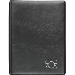 Telefonringbuch Brunnen 10-6434090 106434090 A5, 4 Ringe, schwarz