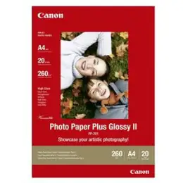 Papier Canon 2311B019 PP-201 A4, 275g, Fotoglanz+, Pack 20 Blatt