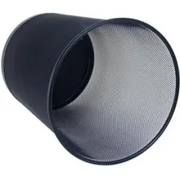 Papierkorb Wedo 65201 65 201 Office 18 Liter schwarz Drahtmetall