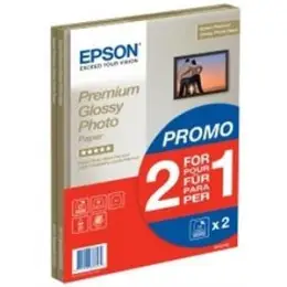 Fotopapier Epson C13S042169 A4 255g Premium-Glossy, Pack 2x15 Blatt