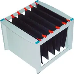 Hängekorb Helit H6110084 lichtgrau A4 38cm für 40 Hängemappen