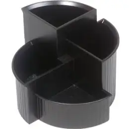 Multiköcher Helit H6390695 schwarz 140x100mm rund