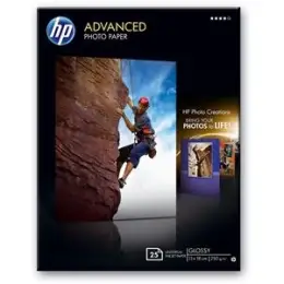 Papier HP Q8696A 13x18cm 250g, Foto-Hochglanz, randlos, Pack 25 Blatt