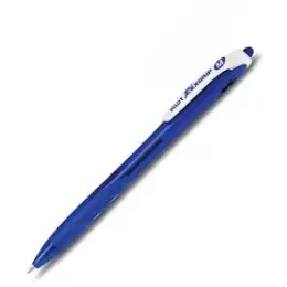 Kugelschreiber Pilot BRG-10M-LL-BG 2047703 Rex Grip Begreen M, BRG-10M-BG 0,4mm (M), Wechselmine, Druckmechanik, blau