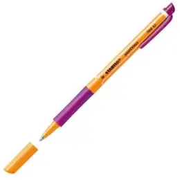 Tintenroller Stabilo 1099/58 pointVisco 0,5mm, Metallspitze, mit Kappe, lila, Pack 10 Stk