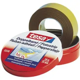 Doppelband Tesa 05338-00000-01 15 mm x 10 m, Rolle, beidseitig klebend, transparent