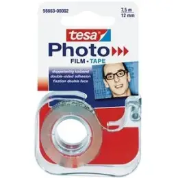 Fotoband-Abroller Tesa 56663-00002-00 Photo Film 12mm x 7,5m, doppelseitig klebend
