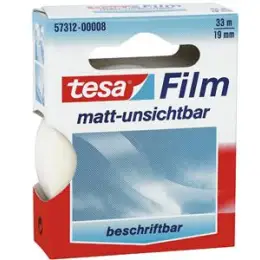 Klebefilm Tesa 57312-00008-01 tesafilm 19mm x 33m matt-unsichtbar beschriftbar